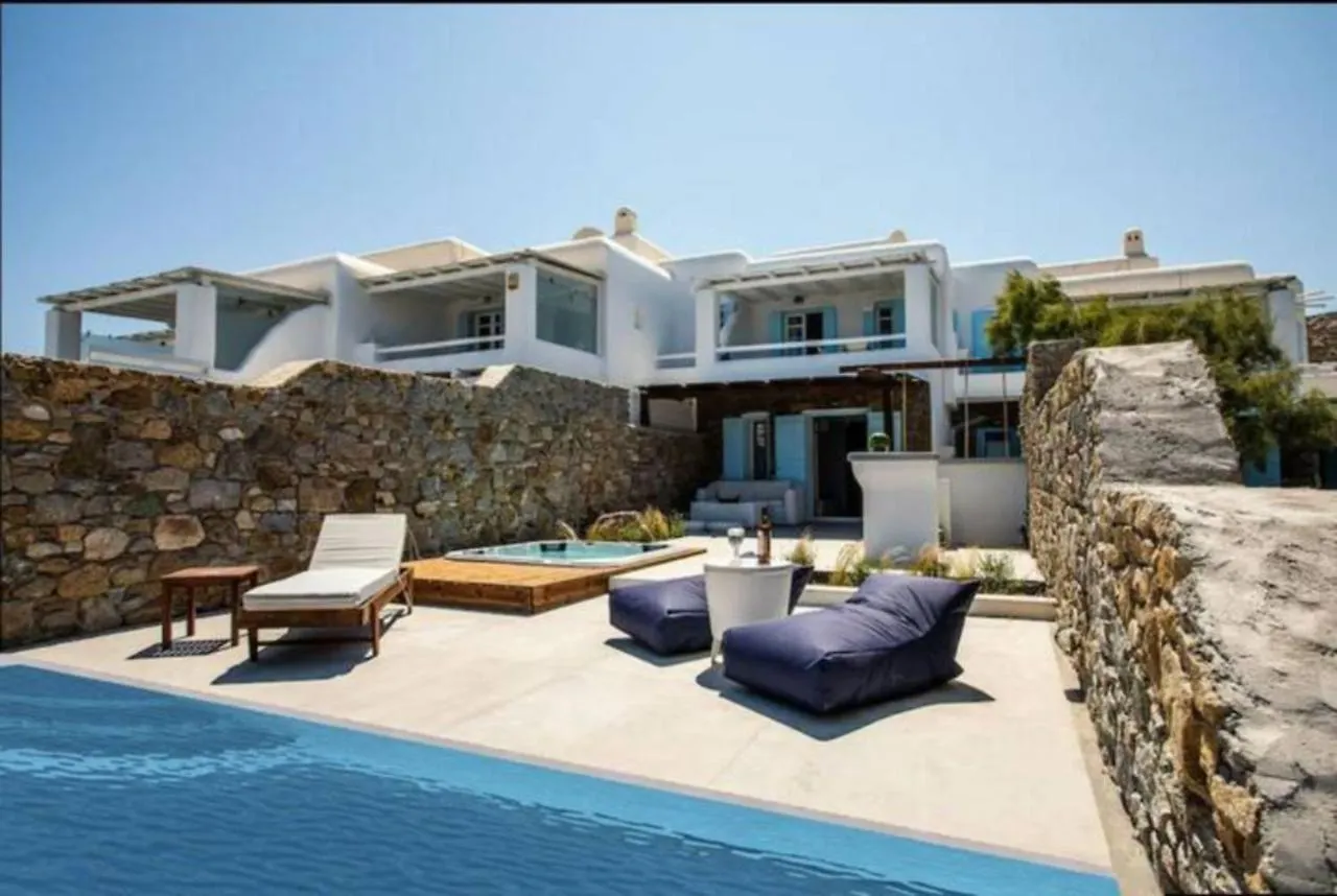 Villa Anasa Private Pool & Jacuzzi 8Pax At Panormos Panormos  Panormos (Mykonos)
